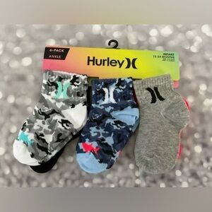 COPY - Hurley 6-Pack Infant Socks